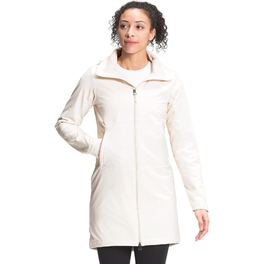 The North Face Shelbe Raschel Parka Length Hooded Jacket Ivory Size XS MSRP $189